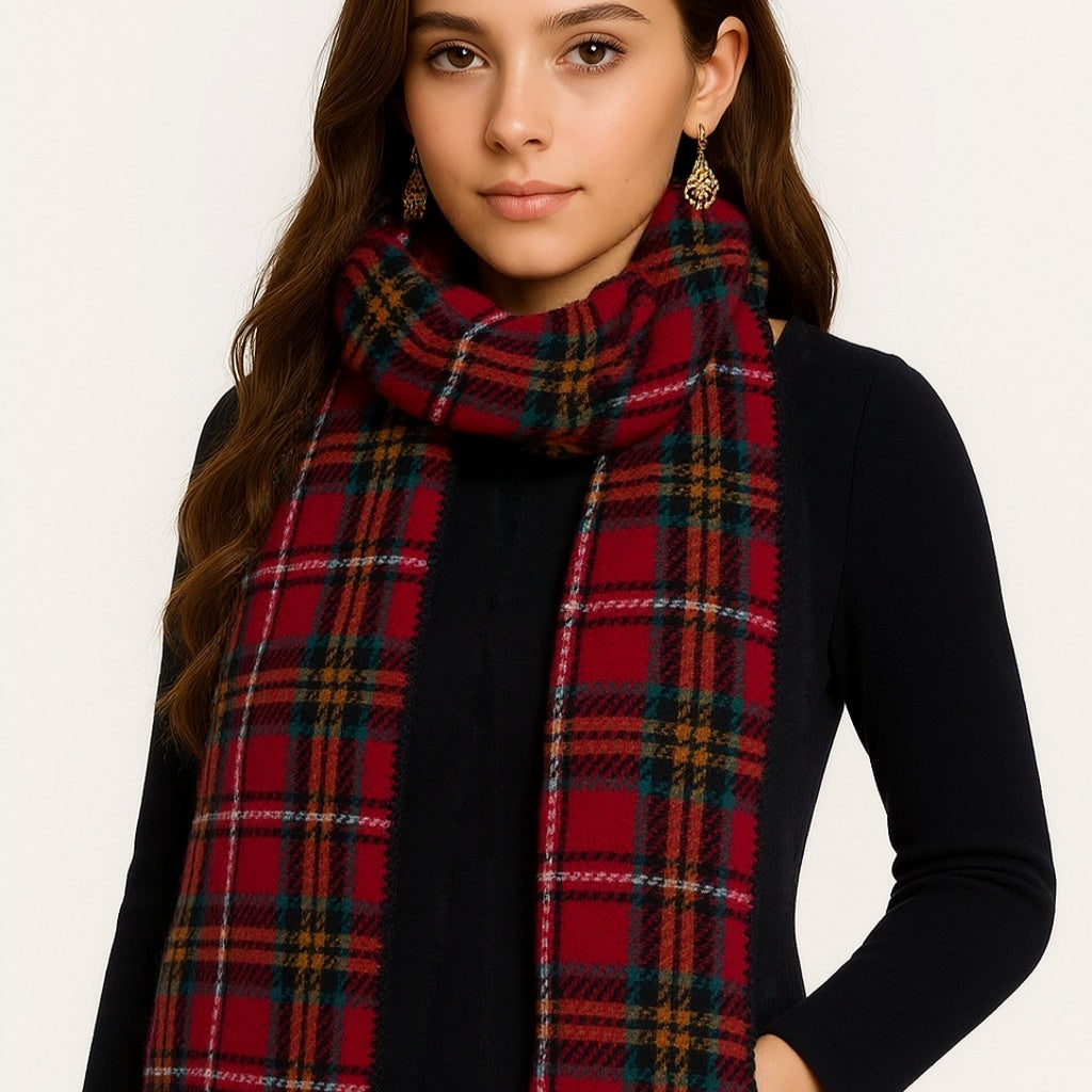 55cm Wide Retro Fashion Scarf