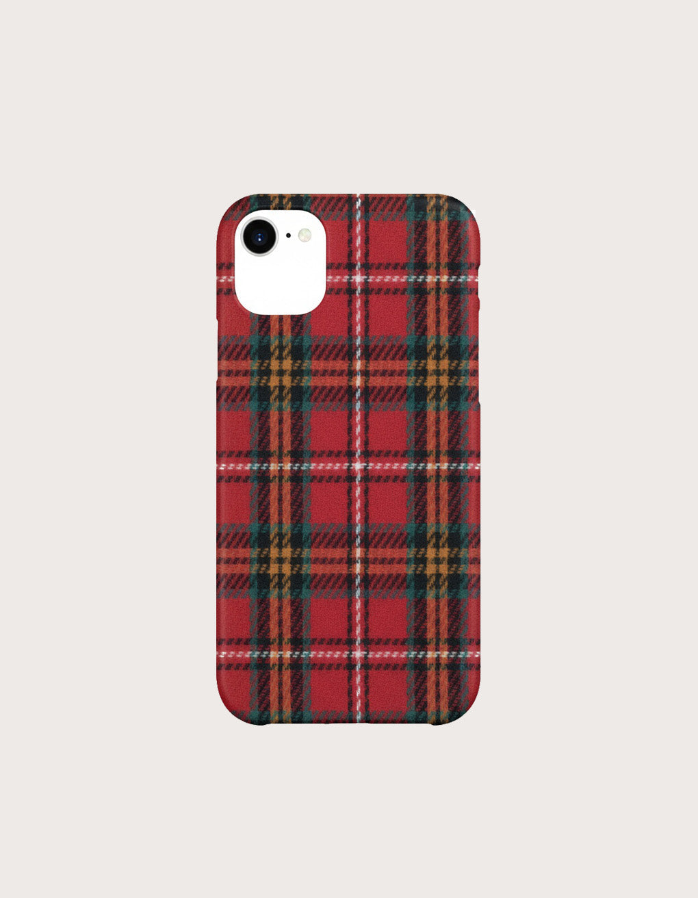 Multi-Color Plaid Silicone Phone Case