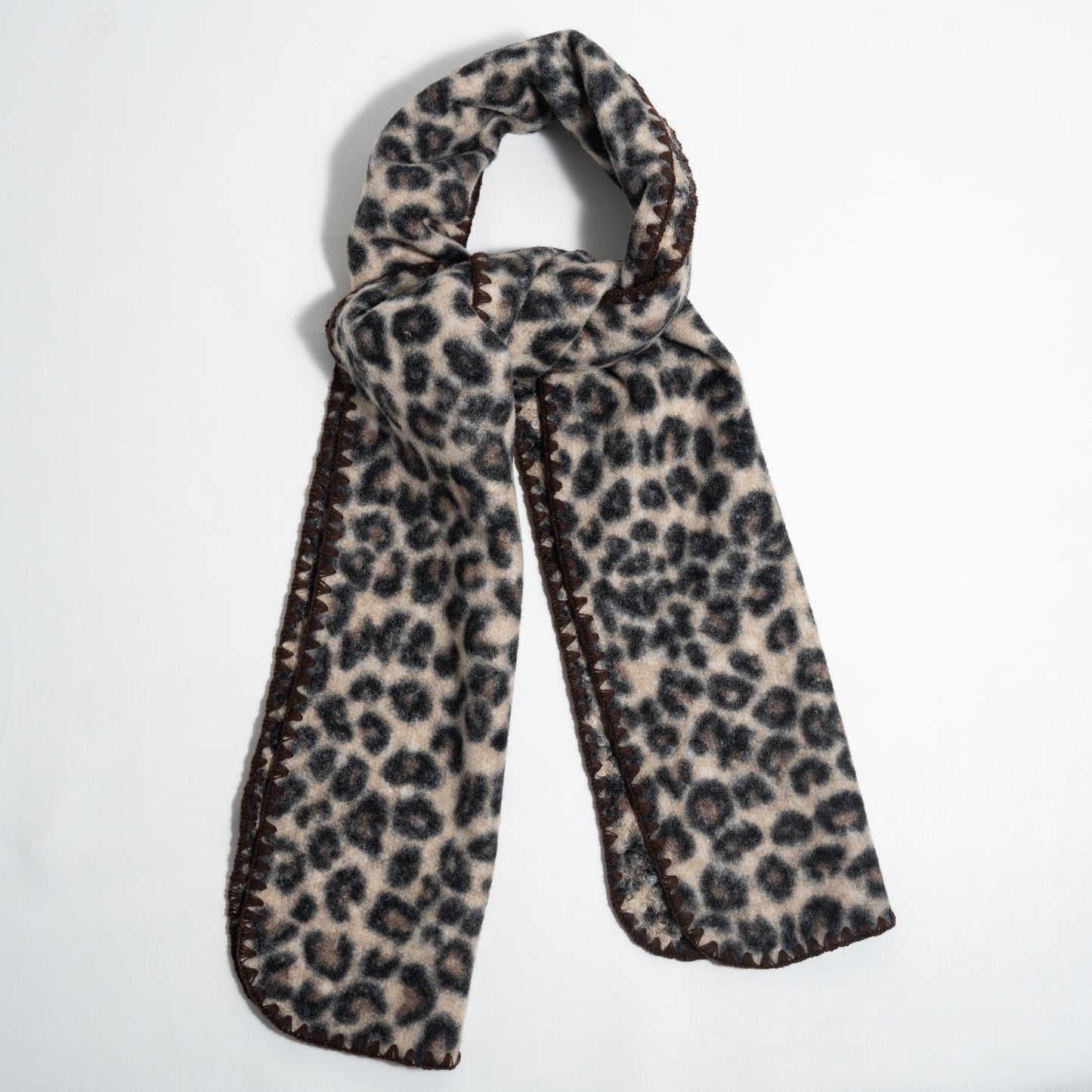 Quzmar--  Leopard Print,  Soft and Warm  Long Scarf