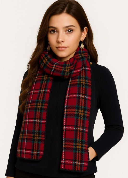 Quzmar 55cm Wide Retro Fashion Scarf