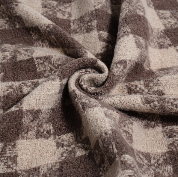 Quzmar --Plaid , Soft and Cozy Shorter Tassel Scarf