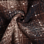 Quzmar-- Polka Dot and Plaid Tassel Scarf