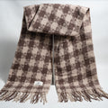 Quzmar Plaid , Soft and Cozy Shorter Tassel Scarf