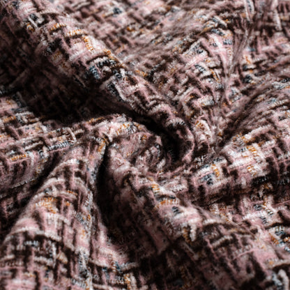 Quzmar-- Women's Plaid and Dot  Tassel Scarf