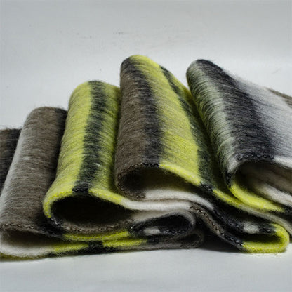 Quzmar- Striped Long & Warm Scarf for Fall and Winter